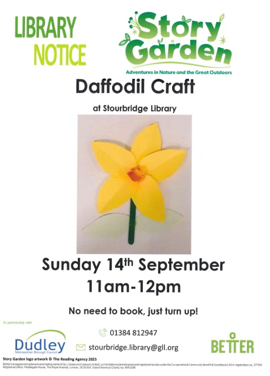 Stourbridge Library - Daffodil Craft